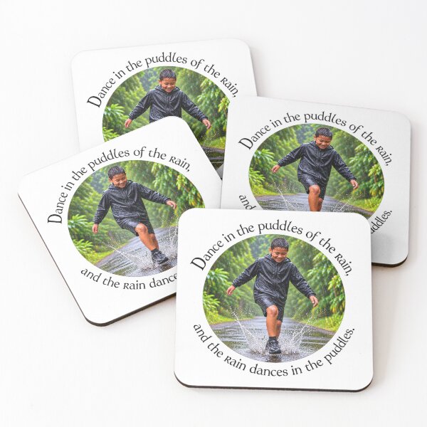 Item preview, Polynesian Joy Proverb - Dance in the puddles of the rain | Pacific Art designed and sold by ShakaLife.org.