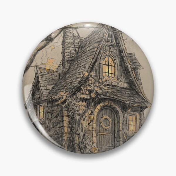 Item preview, Haunted House on Halloween Night designed and sold by kolonjArt.