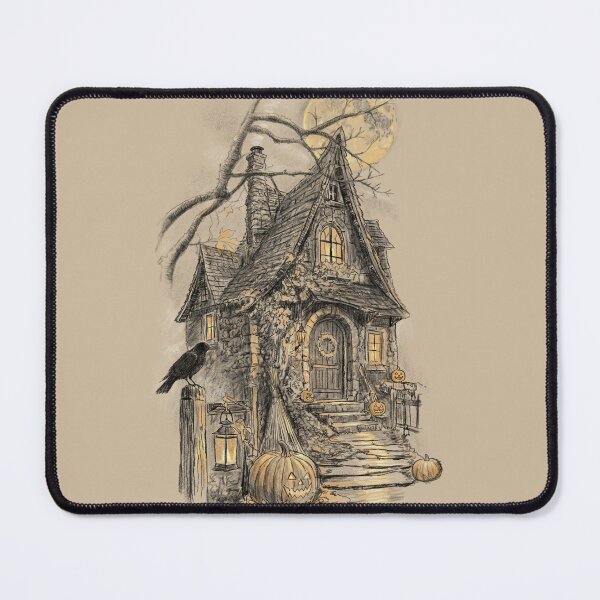 Item preview, Haunted House on Halloween Night designed and sold by kolonjArt.