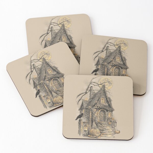 Item preview, Haunted House on Halloween Night designed and sold by kolonjArt.