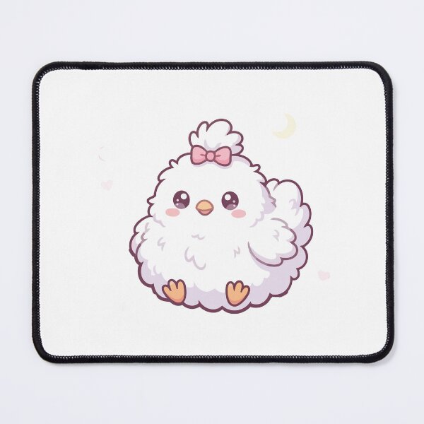 Item preview, Cute Kawaii Fluffy Silkie Chicken Cloud Art designed and sold by Arc2020.