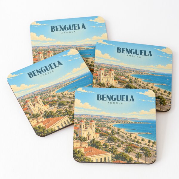 Item preview, Benguela Vintage Angolan Coastal City Art designed and sold by MichaeIRellov.