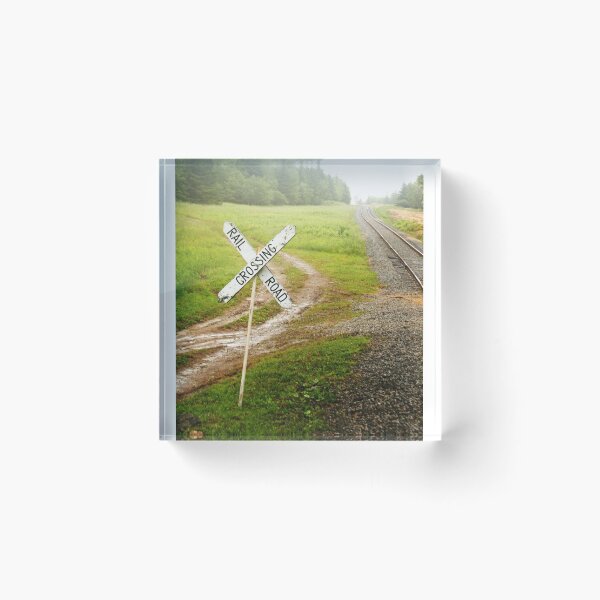 Item preview, Beautiful Vintage Railroad Sign in the Mountains designed and sold by SOdonata.