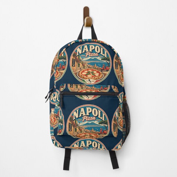 Item preview, Naples Pizza Italy Vintage Travel Shirt – Retro Italian Food & Napoli Design designed and sold by Globalcitytees.