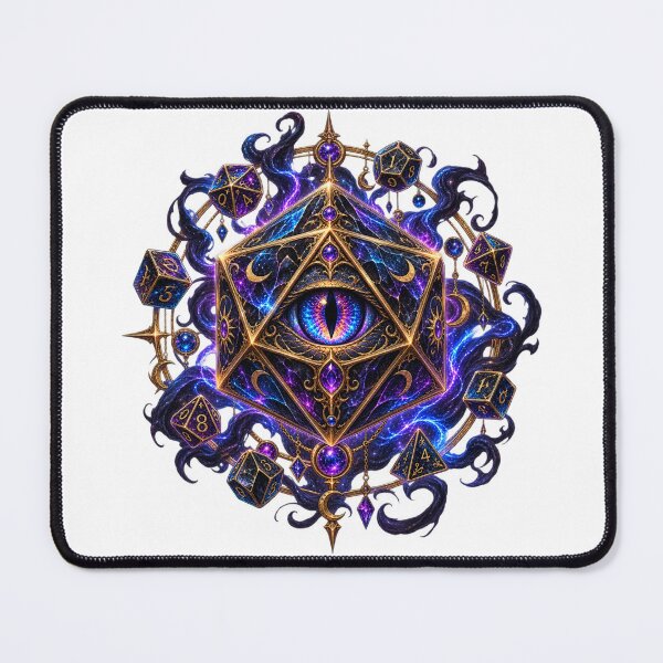 Item preview, The All-Seeing D20 dnd designed and sold by ESSClothing.