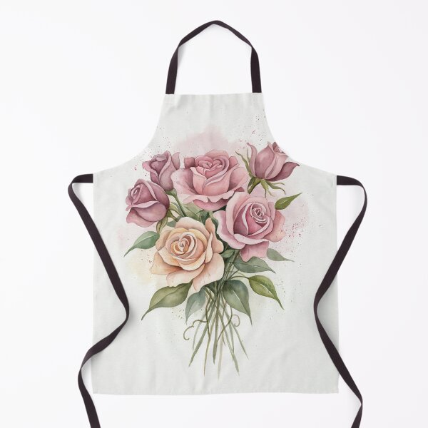 Item preview, Pink Watercolor Rose Bouquet designed and sold by NuvoraNest.