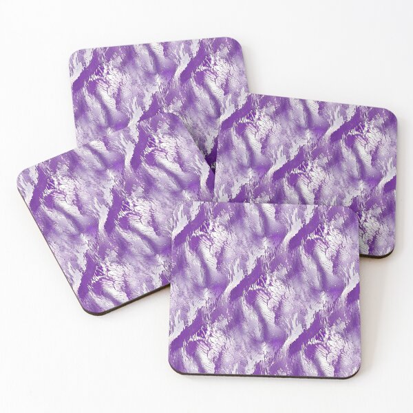 Item preview, Grunge Textured Abstract in White and Purple designed and sold by Artistestella.