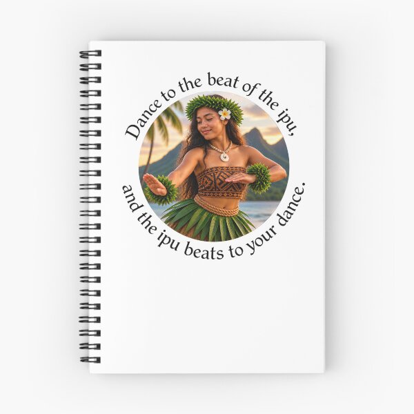 Item preview, Polynesian Joy Proverb - Dance to the beat of the ipu | Pacific Art designed and sold by ShakaLife.org.