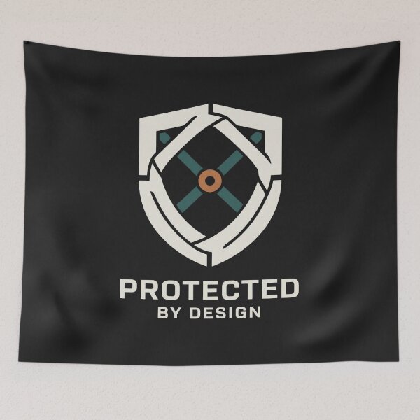 Item preview, Protected by Design Engineering Shield designed and sold by Amr Darwish Graphic designer.