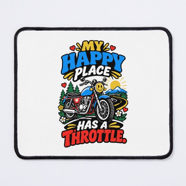 Item preview, My Happy Place Has A Throttle designed and sold by RAS-77.