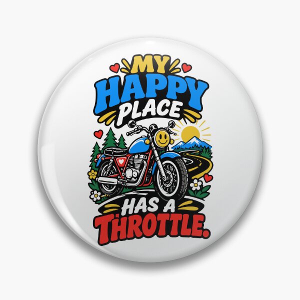 Item preview, My Happy Place Has A Throttle designed and sold by RAS-77.