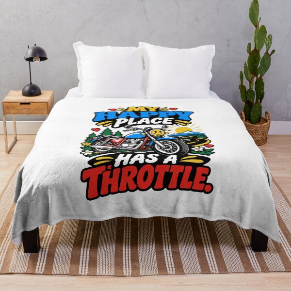 Item preview, My Happy Place Has A Throttle designed and sold by RAS-77.