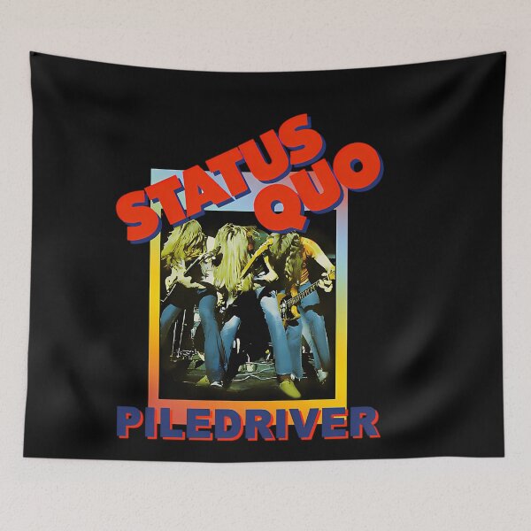 Item preview, Status Quo Piledriver Album Cover Rock designed and sold by risingbliss.