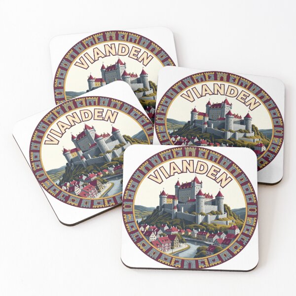 Item preview, Vianden Castle Luxembourg Sticker designed and sold by Imaginarium of Chaos falcon88 .