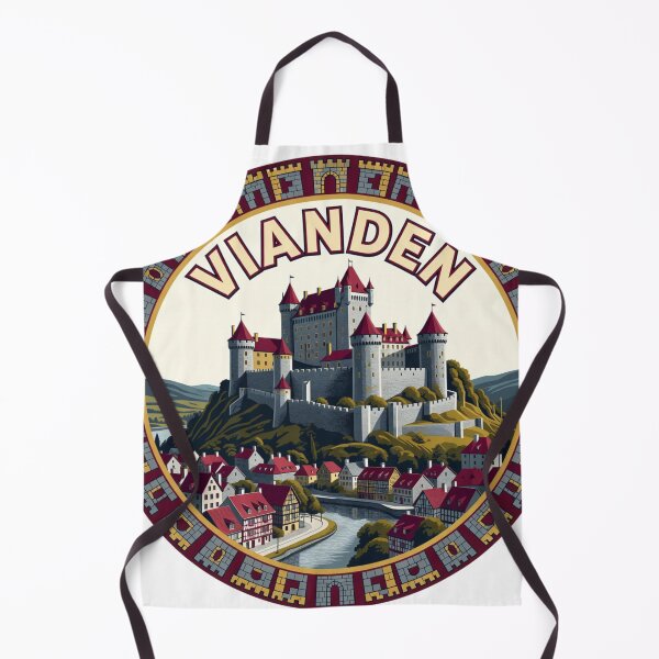 Item preview, Vianden Castle Luxembourg Sticker designed and sold by Imaginarium of Chaos falcon88 .