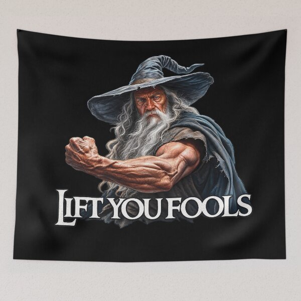 Item preview, Wizard’s Commanding Fist Tee Design designed and sold by nasr-say.