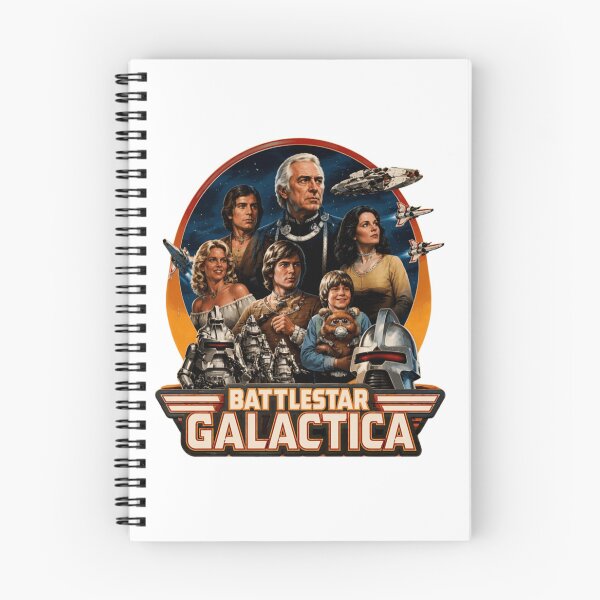Item preview, Battlestar Galactica Classic Retro Space Opera Poster designed and sold by JuniorGoyett.