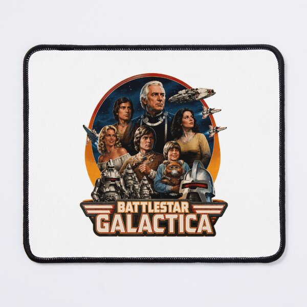 Item preview, Battlestar Galactica Classic Retro Space Opera Poster designed and sold by JuniorGoyett.