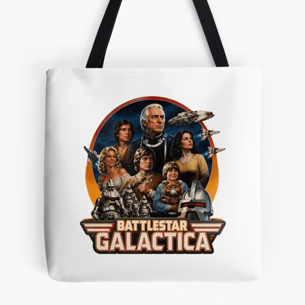Item preview, Battlestar Galactica Classic Retro Space Opera Poster designed and sold by JuniorGoyett.