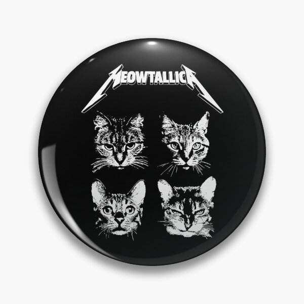 Item preview, Meowtallica Heavy Metal Cats designed and sold by apopetheoeaf.