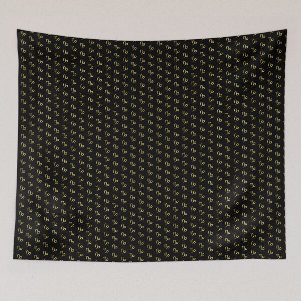 Item preview, Gold Capricorn Sea Goat Zodiac Design designed and sold by pattern-archive.
