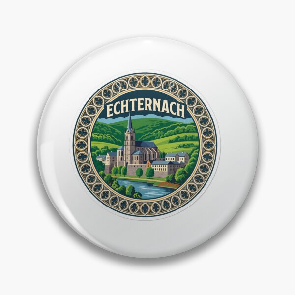 Item preview, Echternach Abbey Luxembourg Sticker designed and sold by Imaginarium of Chaos falcon88 .