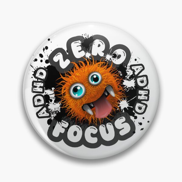 Item preview, ADHD Brain on Full Blast  designed and sold by badgersmerch.