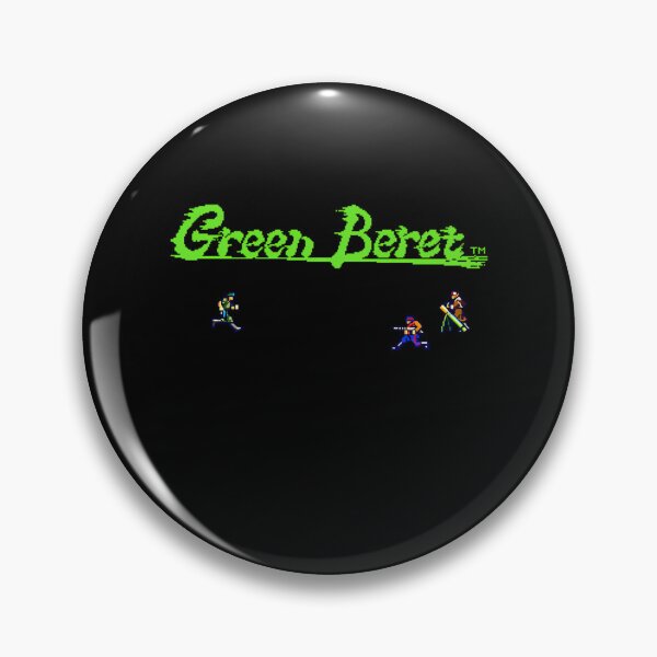 Item preview, Pixelated Soldiers Running And Aiming Below Bright Green designed and sold by Megidaertasf.