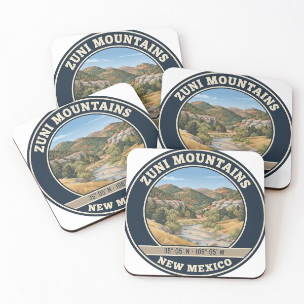 Item preview, Zuni Mountains New Mexico Vintage Hiking Badge designed and sold by mnkyride.