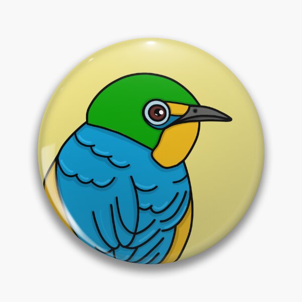 Item preview, Blue-naped Chlorophonia -A Derpybird Design designed and sold by YOjosie.