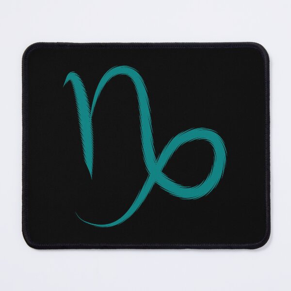 Item preview, Teal Capricorn Sea Goat Zodiac Design designed and sold by pattern-archive.