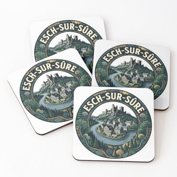 Item preview, Esch sur Sure Luxembourg Sticker designed and sold by Imaginarium of Chaos falcon88 .