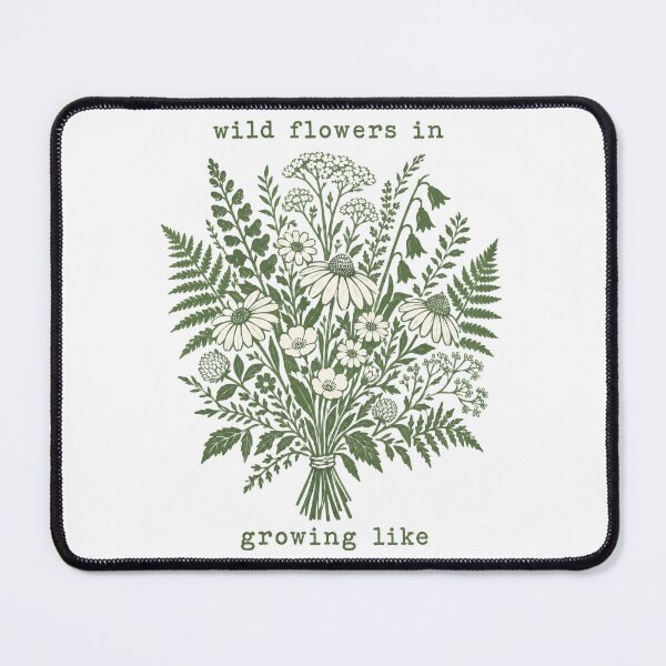 Item preview, Wildflower Bouquet Vintage Botanical Illustration designed and sold by Lolik Designs.