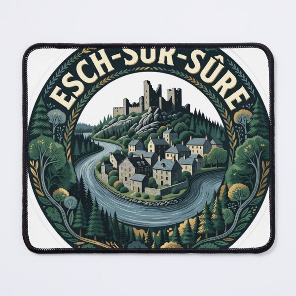 Item preview, Esch sur Sure Luxembourg Sticker designed and sold by Imaginarium of Chaos falcon88 .