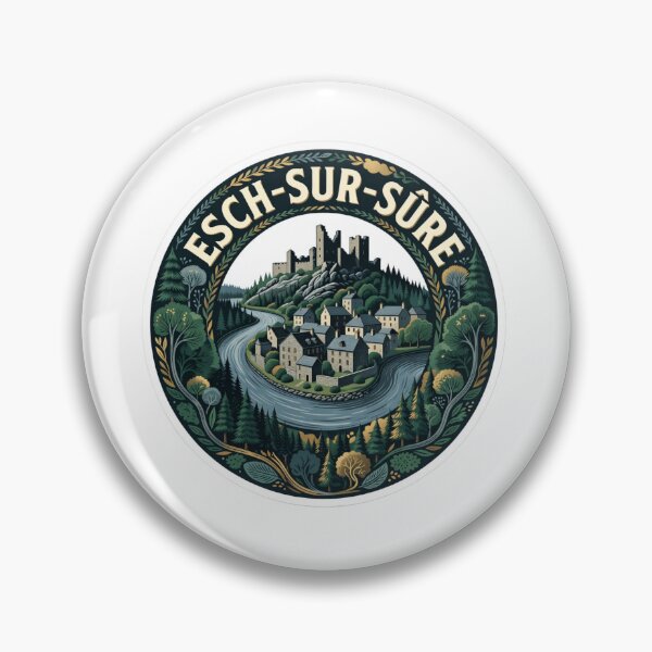 Item preview, Esch sur Sure Luxembourg Sticker designed and sold by Imaginarium of Chaos falcon88 .