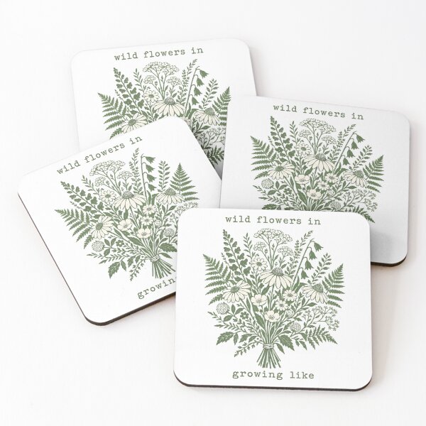Item preview, Wildflower Bouquet Vintage Botanical Illustration designed and sold by Lolik Designs.