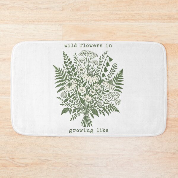 Item preview, Wildflower Bouquet Vintage Botanical Illustration designed and sold by Lolik Designs.
