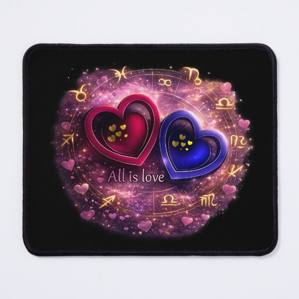 Item preview, All is love cosmic motif designed and sold by NB-Artmagic.