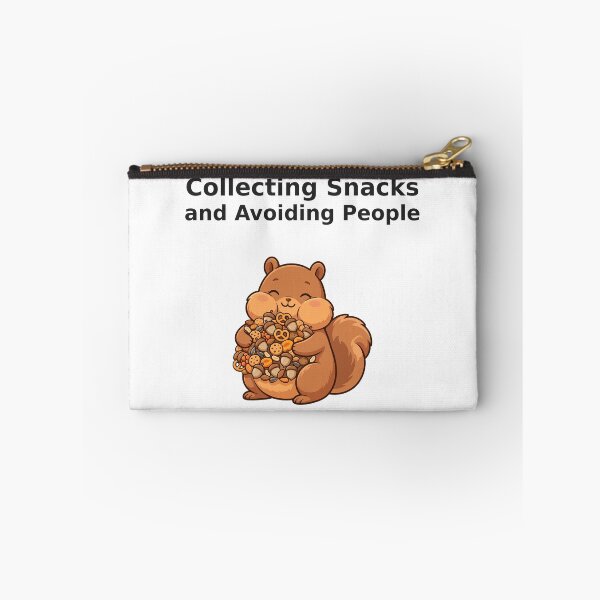 Item preview, collecting-snacks-and-avoiding-people-funny-squirrel designed and sold by samimouhdi.