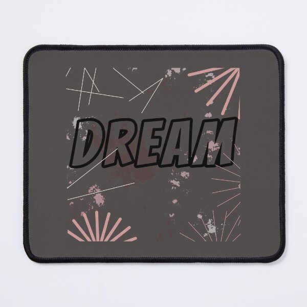 Item preview, DREAM Typo Aesthetic Design Pastel Pink Soft Vibes designed and sold by NB-Artmagic.