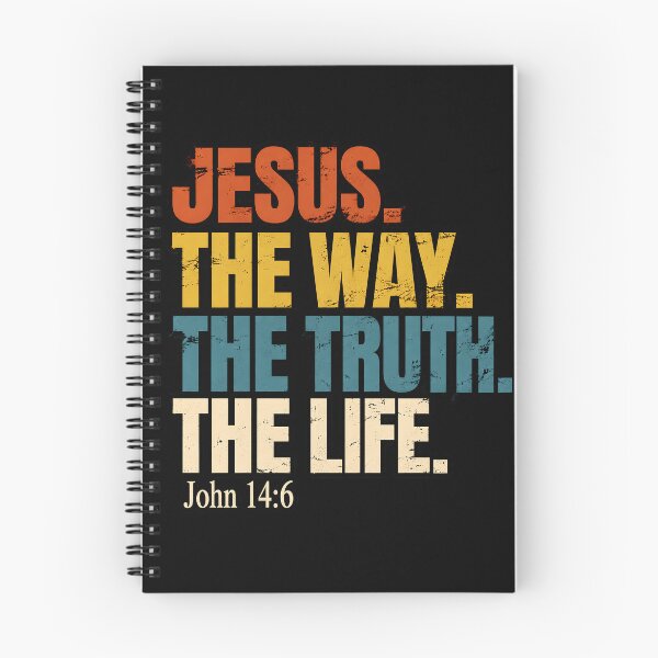 Item preview, Distressed Jesus Way Truth Life Typography designed and sold by Ribeiro-Art.