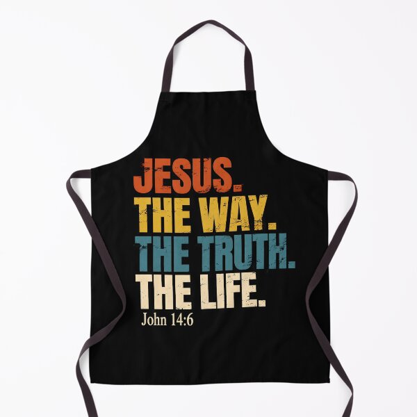 Item preview, Distressed Jesus Way Truth Life Typography designed and sold by Ribeiro-Art.