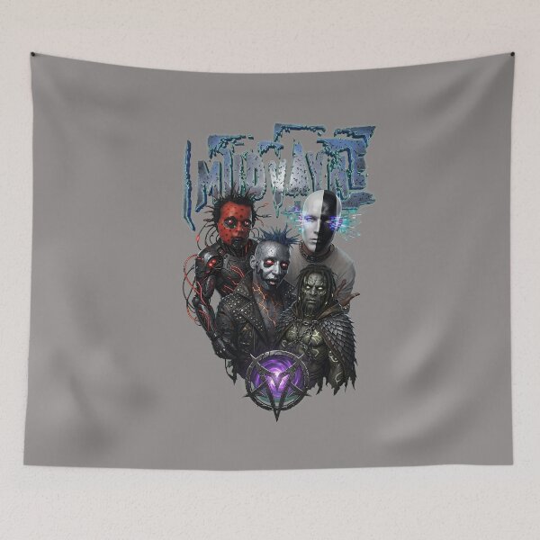 Item preview, Distressed MUDVAYNE Band Portrait Graphic-51 designed and sold by AndreSchitz.