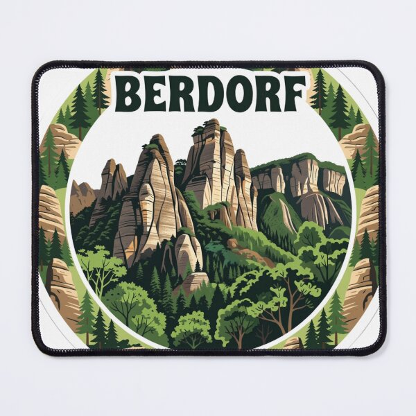 Item preview, Berdorf Rocks Luxembourg Sticker designed and sold by Imaginarium of Chaos falcon88 .