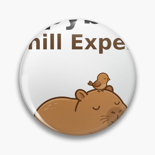 Item preview, capybara-chill-expert-funny designed and sold by samimouhdi.