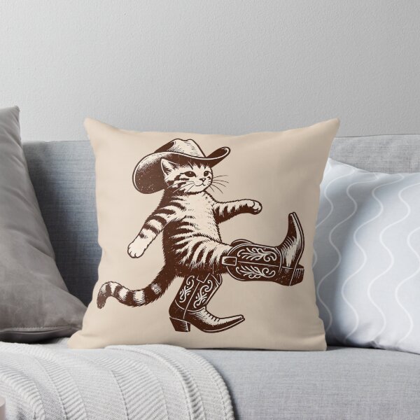Item preview, Vintage Engraved Cowboy Cat designed and sold by nasr-say.