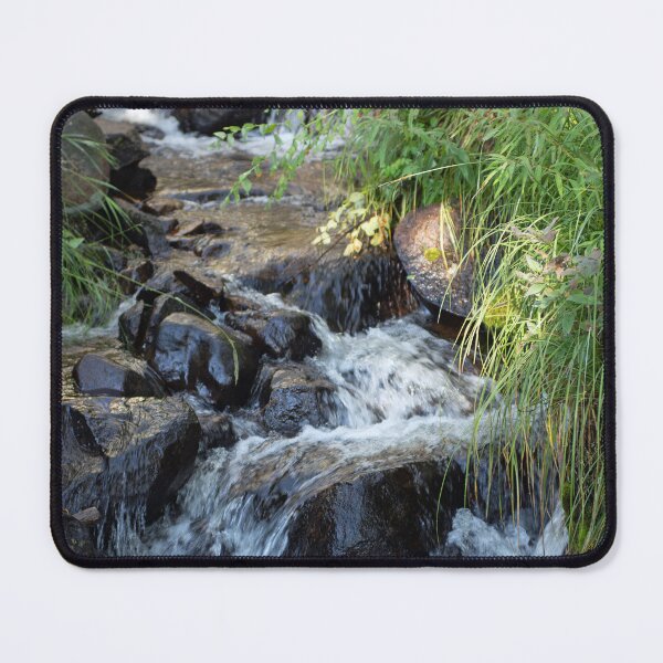 Item preview, A Brisk Waterfall in the Rockies designed and sold by SOdonata.