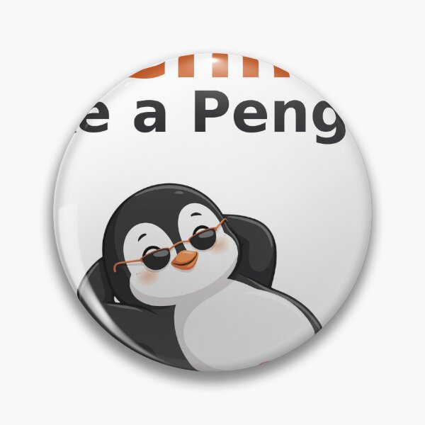 Item preview, chill-like-a-penguin-funny designed and sold by samimouhdi.