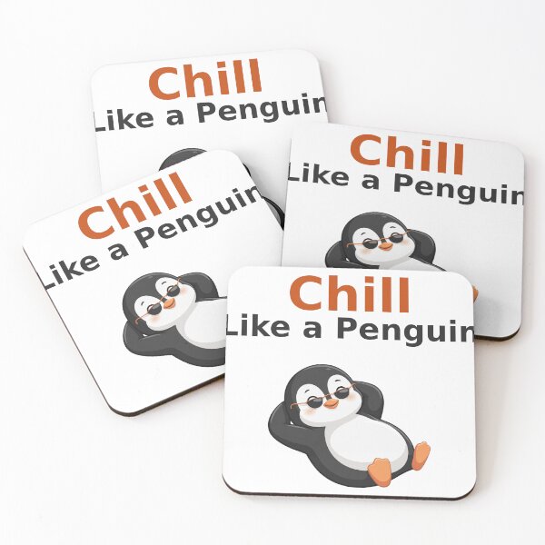 Item preview, chill-like-a-penguin-funny designed and sold by samimouhdi.