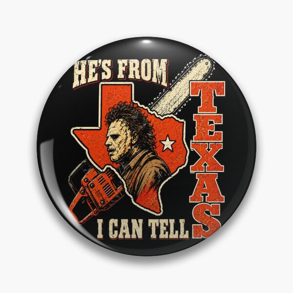 Artikelvorschau, Er kommt aus Texas, das kann ich erkennen. Leatherface Kettensägen-Horrorfilm entworfen und verkauft von Dolbalika.